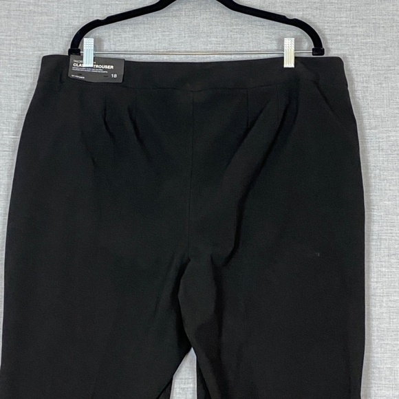 Lane Bryant Pants NEW Womens 18T Black Classic Trousers Tailored Stretch Pockets - Picture 4 of 14